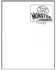 Monster Protectors 9-Pocket Binder - Matte White w/ Black Pages